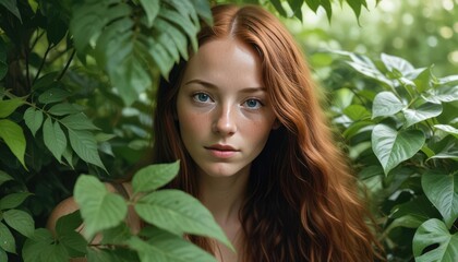 Skincare beauty. A young woman with a happy smile,