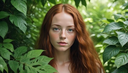 Skincare beauty. A young woman with a happy smile,