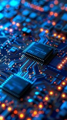 Fototapeta premium Robotic hand in close-up with detailed mechanical structure and glossy white finish. Advanced robotics concept.