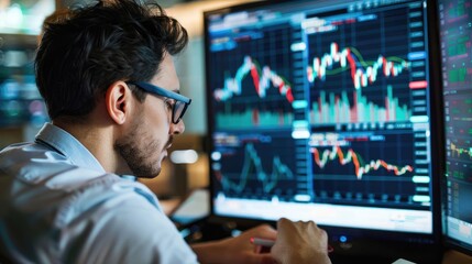Fototapeta premium Examine the impact of regulatory changes on investment markets