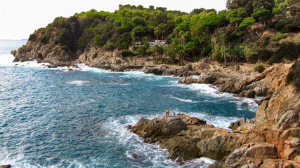 Costa Brava Coast in Catalonia,  Spain