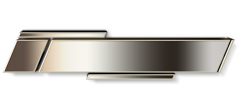 Creative lower third label banner