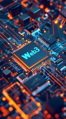 Obraz premium web3 chip 