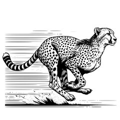 cheetah illustration