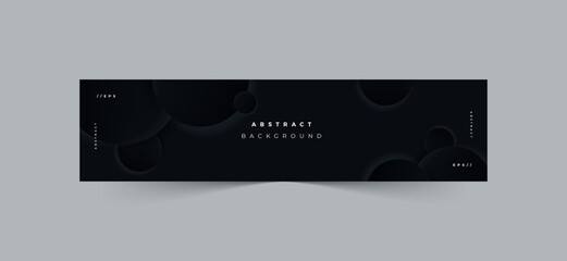 An abstract and minimalist neomorphic linkedin banner