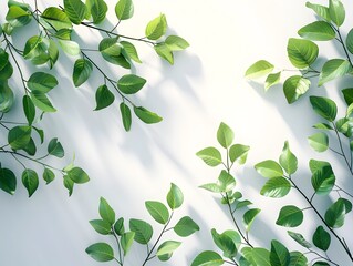 A leafy green tree with leaves that are spread out in a way that they are not to