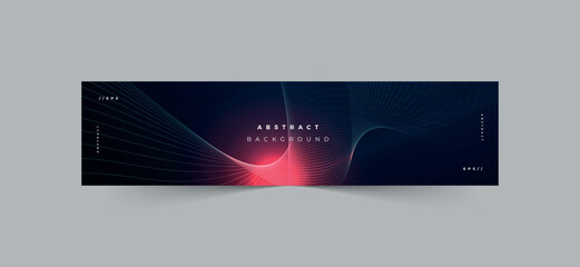 An abstract background technology linkedin banner