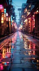 Fototapeta premium A tunnel illuminated by lights, perfect for urban concepts 