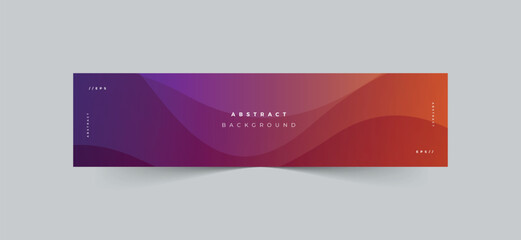 Gradient style linkedin banner