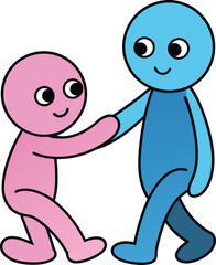 Community care, Community help, Community Health concept vector use for various. 
