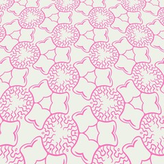 Seamless pattern background with pink