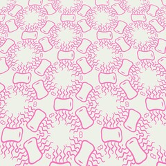 Seamless pattern background with pink