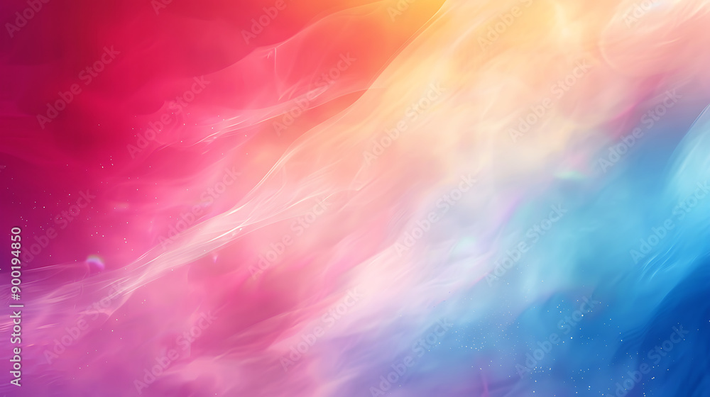 Poster abstract blurred gradient background in bright colors