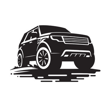 recommend clip art: Car Silhouette design, car vector.