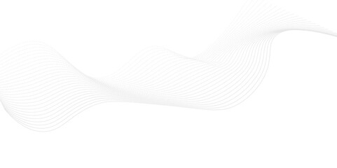 Fototapeta premium Abstract wavy lines on transparent background and gradient dots shape isolated on transparent background. Design for web design, music, cover, and technology.