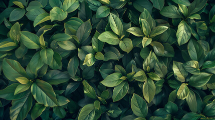 Obraz premium green foliage texture