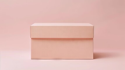 box for a beauty subscription service, elegantly displayed with space for text. Ideal for marketing and promotions with this inviting photo.