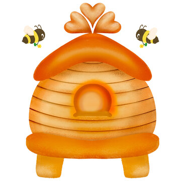 Bee Honey cilpart Illustration