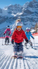 A Family's Winter Wonderland Ski Adventure in the Mountains