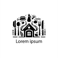 a resturent logo design for brand