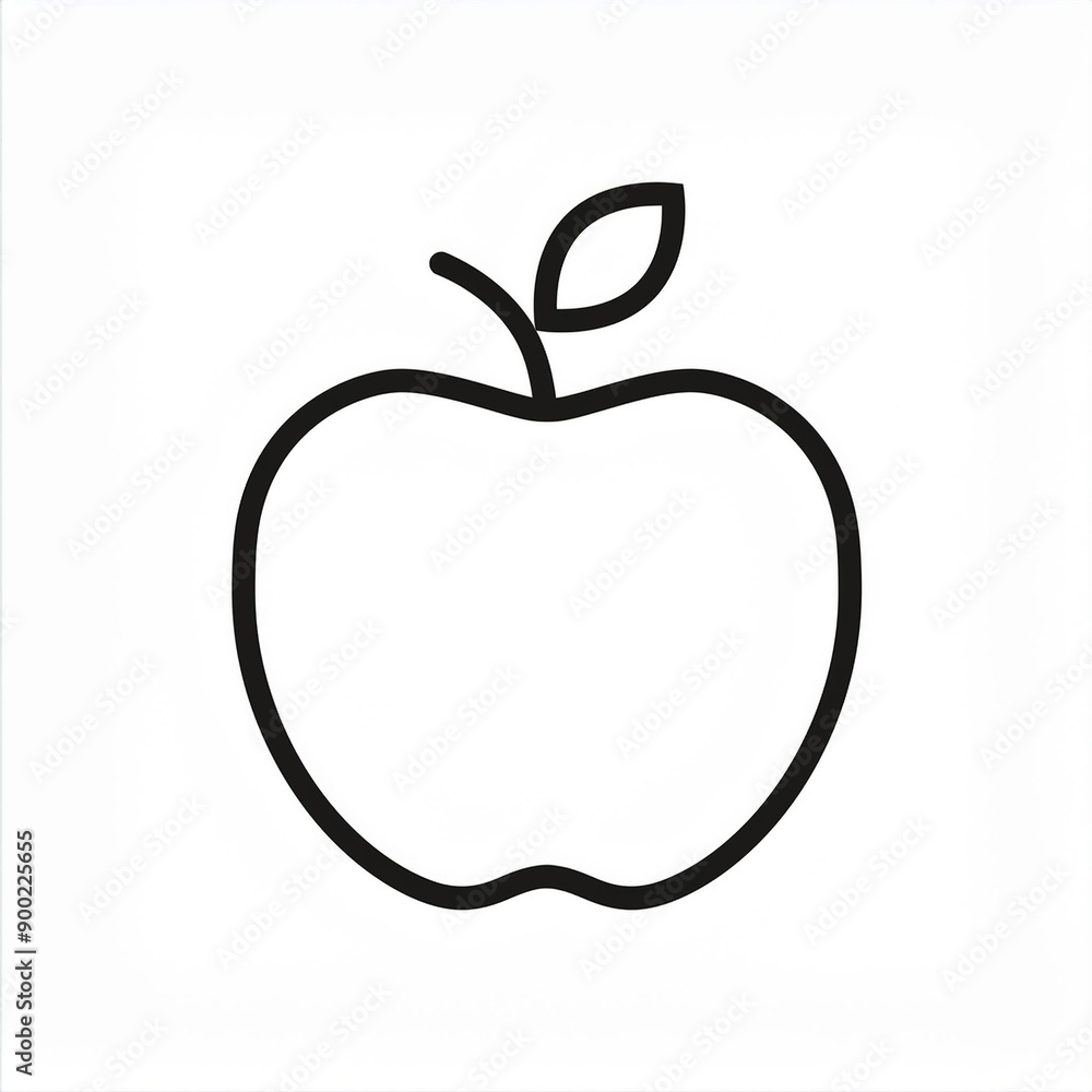 Canvas Prints apple icon