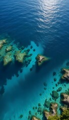 Fototapeta premium Beautiful sea beach wallpaper