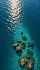 Fototapeta premium Beautiful sea beach wallpaper