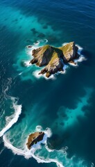 Fototapeta premium Beautiful sea beach wallpaper
