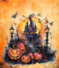 Halloween Junk Journal Digital Paper