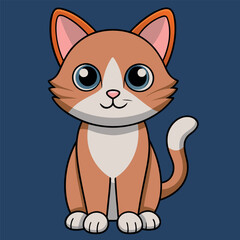 Obraz premium Cat Art Design and Cats Background