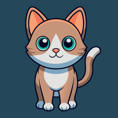Obraz premium Cat Art Design and Cats Background