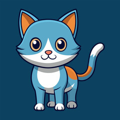 Obraz premium Cat Art Design and Cats Background