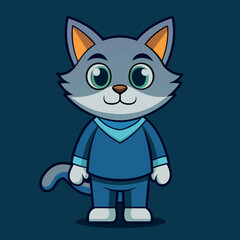 Obraz premium Cat Art Design and Cats Background