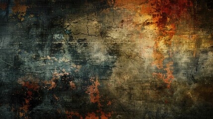 Grunge background, textures, patterns. Generative AI