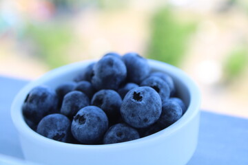 blueberries in a bowl