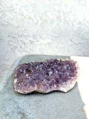 Crown Chakra, Crystal, and Amethyst quartz crystal showcase the background