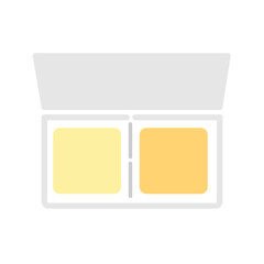 パウダーファンデーション　メイク　美容　イラスト