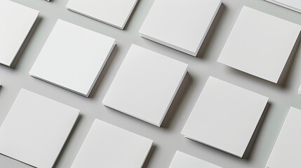 Paper stickers white background. Generative AI