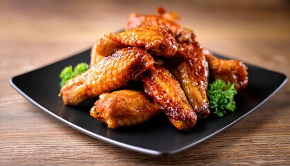  Savory chicken wings coated in seasoned flour, fried until crispy. Popular finger food at parties, bars, and casual restaurants. Versatile and delicious.