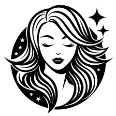 Beauty parlour Skincare Hair Salon,Spa cosmetic Vector.