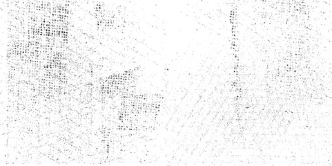 Distressed halftone grunge black and white vector texture -texture of old wall background for creation abstract vintage effect with noise and grain