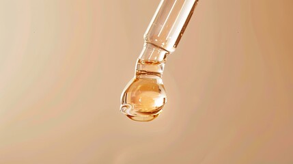 Serum Dropper Glass Texture. Generative AI