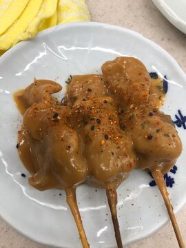 串カツ、どて焼き、kushi-katsu,