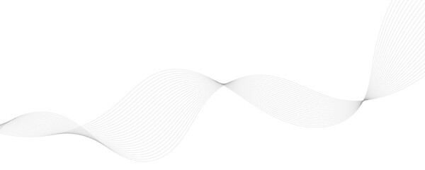 Vector abstract background with dynamic grey waves.
