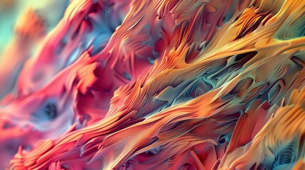 Colorful abstract design with flowing shapes and vibrant hues, perfect for backgrounds and artistic projects.