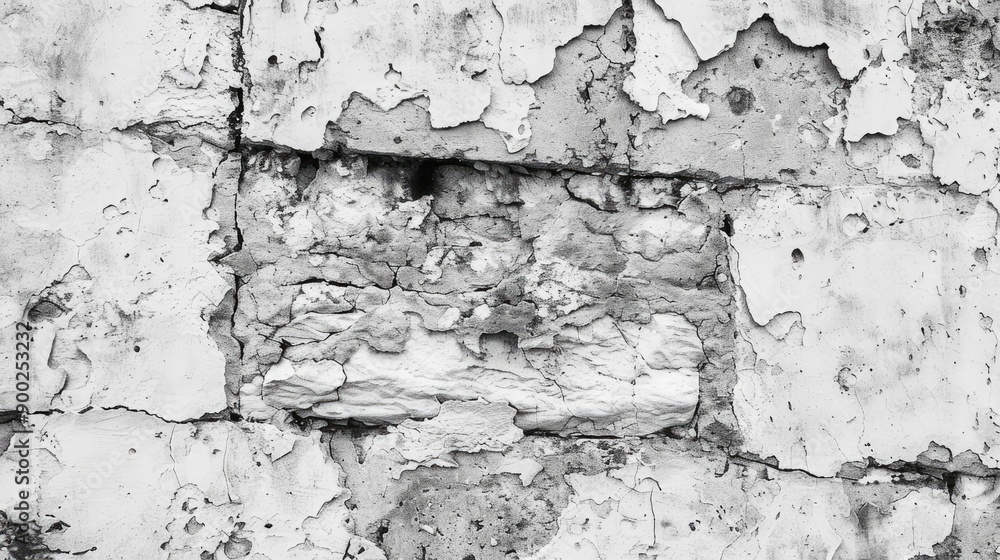 Canvas Prints white mortar wall texture. generative ai