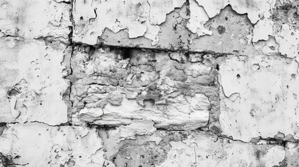 Obraz premium White mortar wall texture. Generative AI