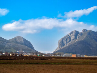 View of the Zafarraya Boquete. Malaga, Andalusia, Spain.