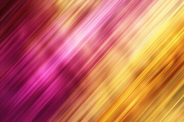 Abstract Diagonal Stripes in Pink and Yellow