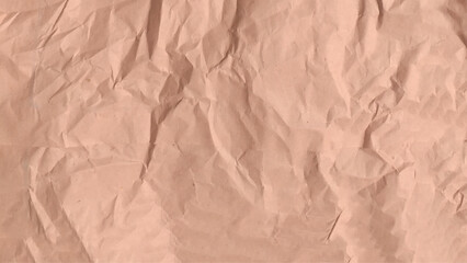 Brown wrinkle recycle paper background, Brown Craft crumpled paper, cardboard background. Vector 